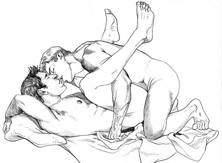 position huitre gay